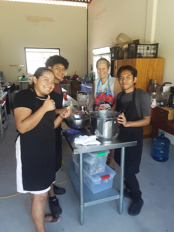 Trade School Cooking Class